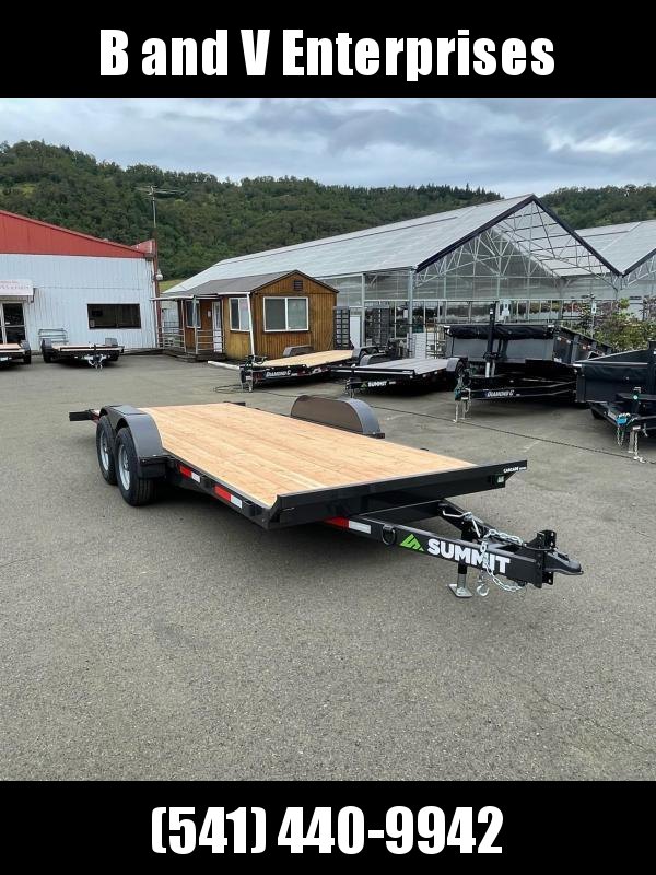 2023 Summit CASCADE C718TA3 7X18 10K FULL TILT FLATBED Car Trailer REMOVABLE FENDERS 2023 Summit CASCADE C718TA3 7X18 10K FULL TILT FLATBED Car Trailer REMOVABLE FENDERS