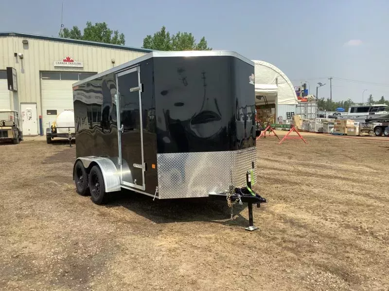 2025 Rainbow Trailers RT C6X12A23P BLACK Cargo / Enclosed Trailer
