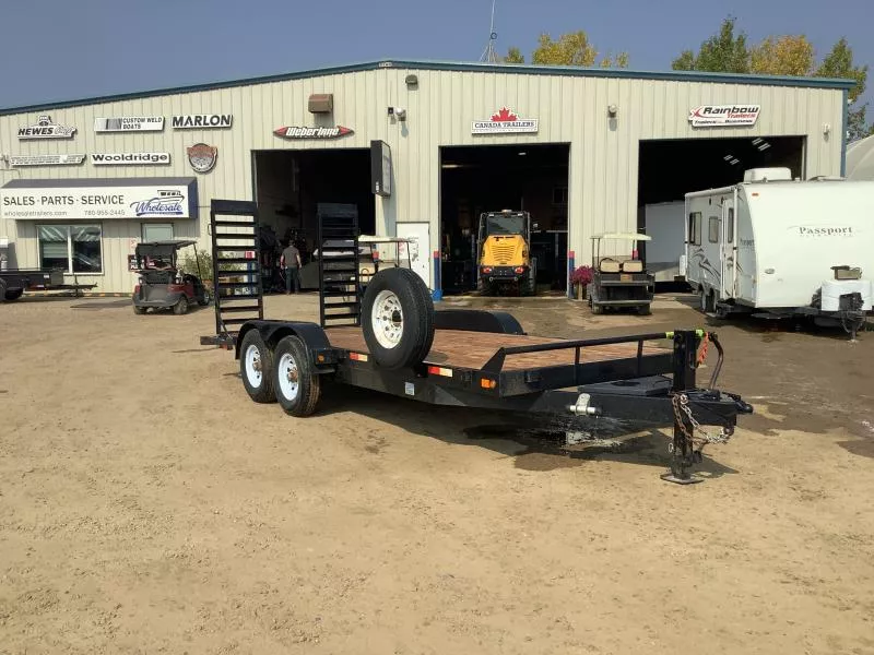 2019 Canada Trailers ES718-7K Flatbed Trailer