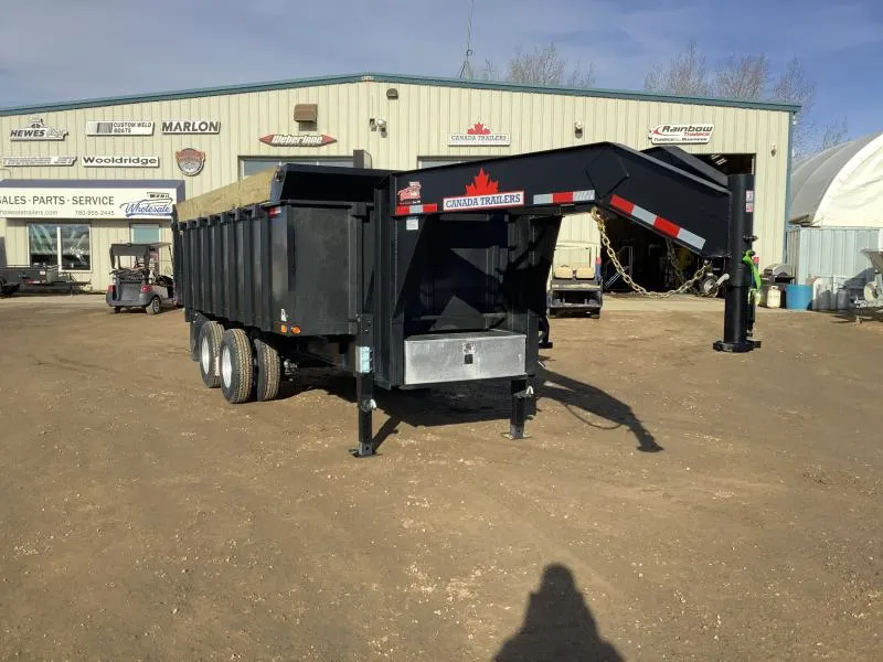 2026 Canada Trailers GNDT816-24KD Gooseneck Deckover Dump Trailer