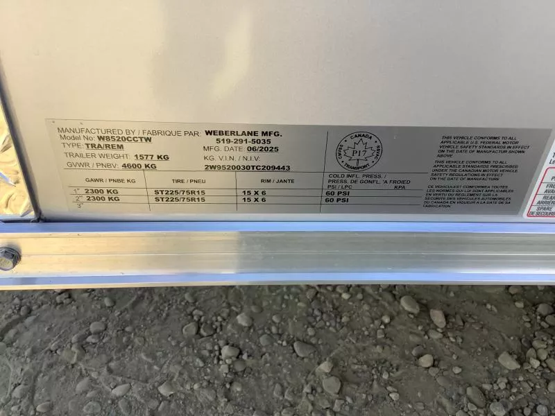 new Cargo (Enclosed) Trailers Weberlane  for sale, in Nisku, AB Thumbnail 17