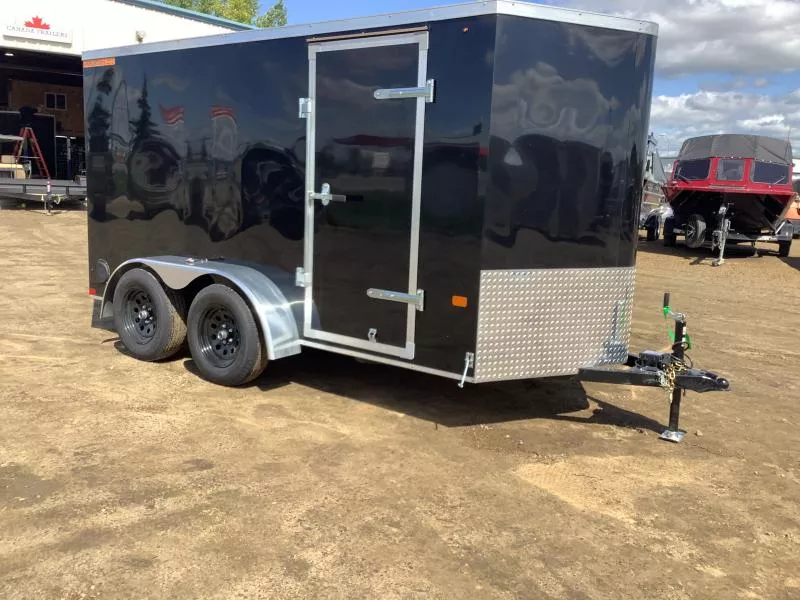 2025 Rainbow Trailers RT C6X12A23P BLACK Cargo / Enclosed Trailer