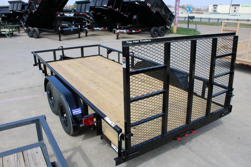 2024 Top Hat Trailers 83"x16' MP Utility Trailer I35 Trailer Store