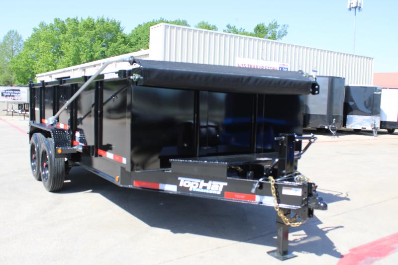 2025 Top Hat Trailers 7x16x3 DPX 175 Dump Trailer