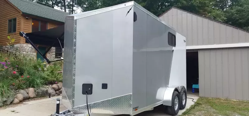 used Cargo (Enclosed) Trailers Lightning Trailers  for sale, in Otter Lake, MI Thumbnail 2