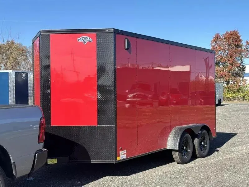 2026 Diamond Cargo 7' x 14' TA  V-Nose Enclosed Trailer / 5 Year Warranty