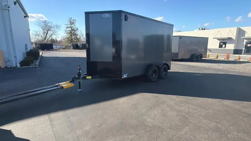 2025 Diamond Cargo 7' X 12' TA V-Nose Enclosed Trailer / 5 Year Warranty