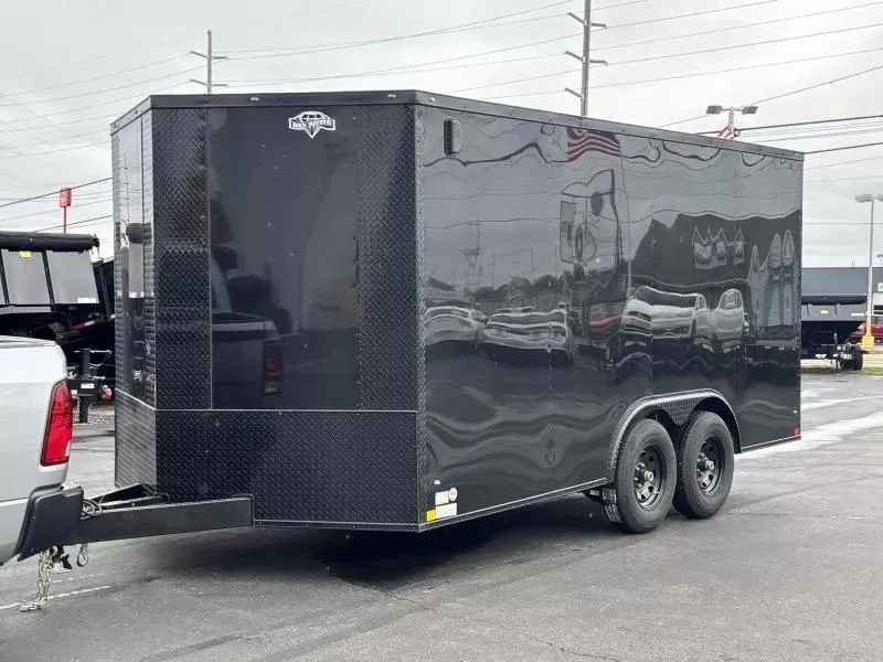 2026 Diamond Cargo 8.5' x 16' TA V-Nose Enclosed Trailer / 5 Year Warranty