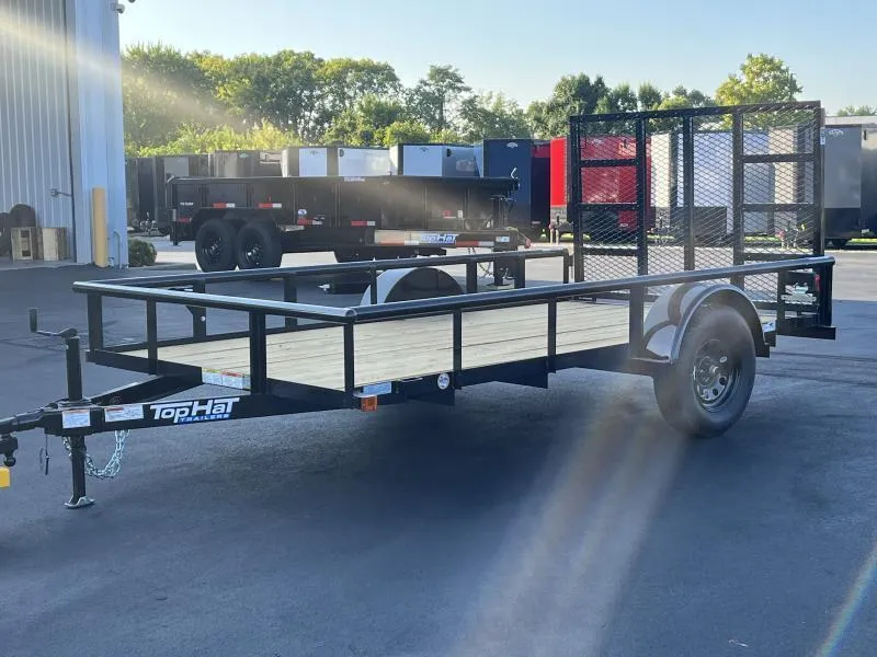 2025 Top Hat Trailers 6.5' X 12' BP Utility Trailer