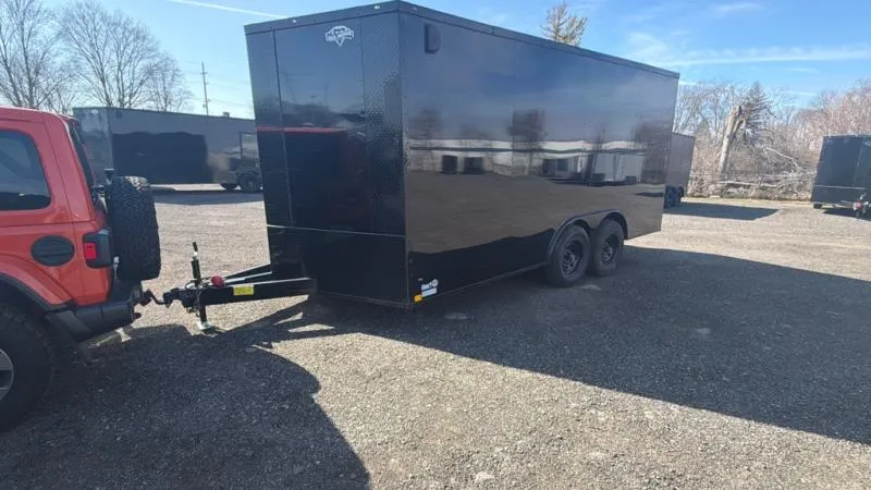 2026 Diamond Cargo 8.5' x 16' TA V-Nose Enclosed Trailer / 5 Year Warranty