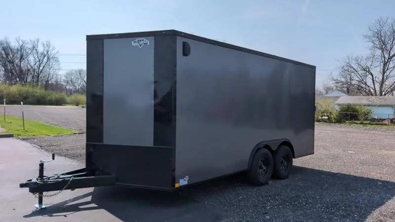 2026 Diamond Cargo 8.5' x 16' TA V-Nose Enclosed Trailer / 5 Year Warranty