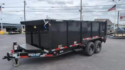 2026 Top Hat Trailers Low Profile Dump 140 7X16 4' SIDES DX14