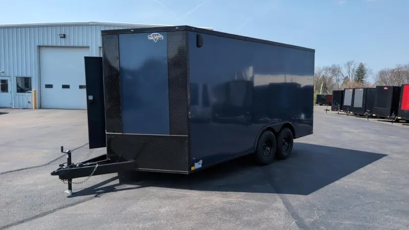 2026 Diamond Cargo 8.5' x 16' TA V-Nose Enclosed Trailer / 5 Year Warranty