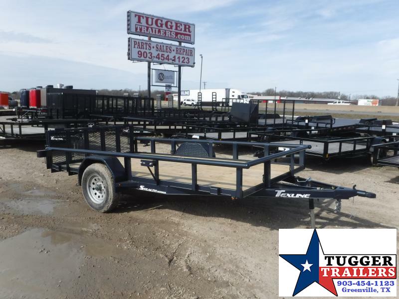 2023 TexLine 77x12 12ft Stealth 112 Flatbed Pipe Top Mower Landscape