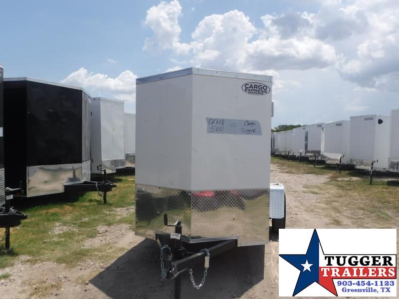 2023 Cargo Express 5x10 10ft 12718 Utility Tool Gutter Supply Band