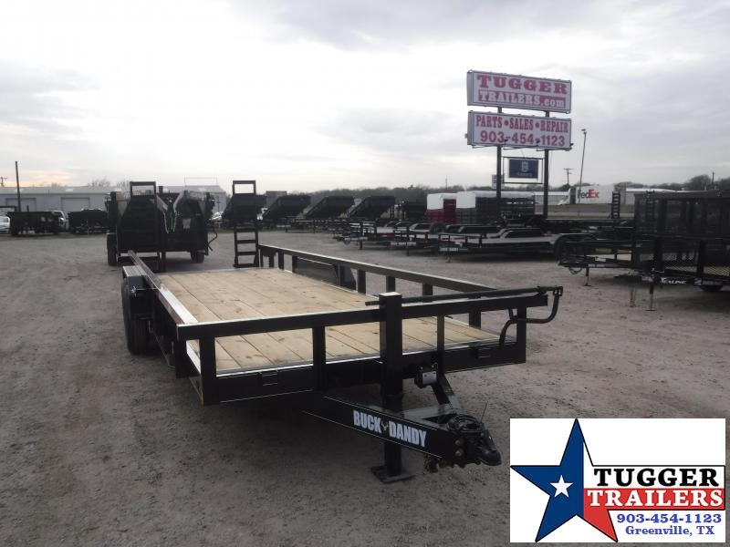 2022 Buck Dandy 83x24 24ft Steel Flatbed Utility Work Tool Farm Equipment Trailer 2022 Buck Dandy 83x24 24ft Steel Flatbed Utility Work Tool Farm Equipment Trailer