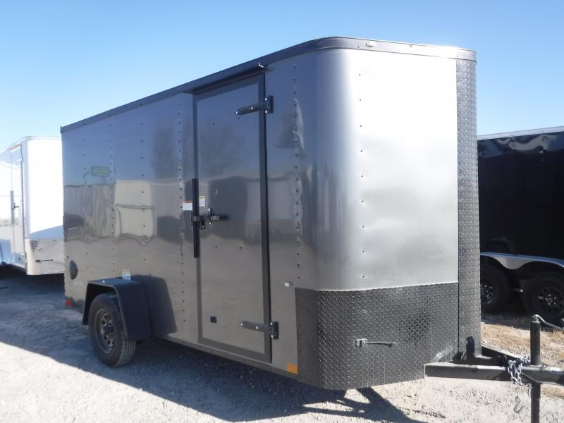 2023 Cargo Craft 6x12 12ft Utility Single Axle Black Out 64073 Tool