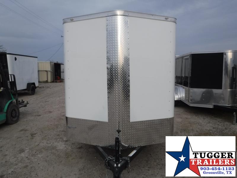 2023 Cargo Craft 6x8 8ft Double Door 64018 Utility Tool Gutter Lights