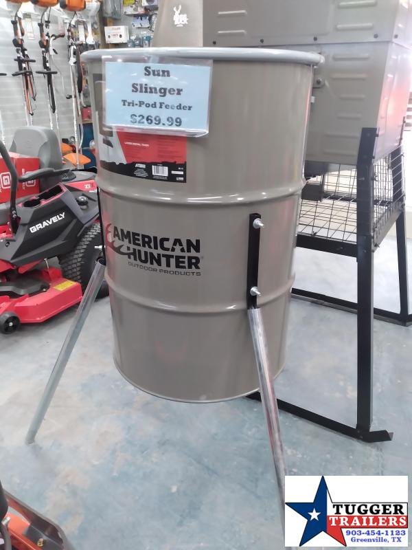 Sports & Fitness AMERICAN HUNTER 350lb Tripod Feeder w Updated