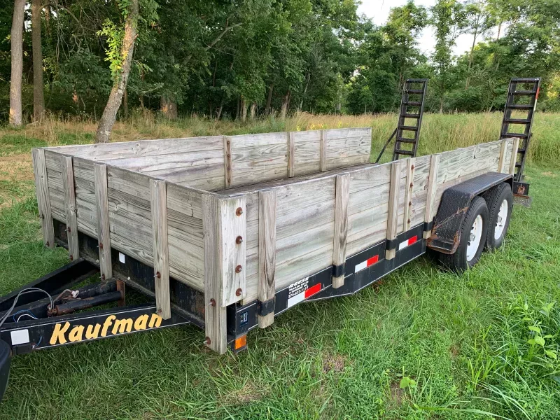 Kaufman 18 ft Equipment Trailer