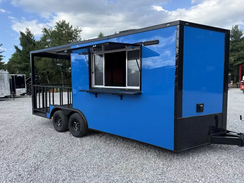 2026 Coast 2 Coast 8.5X18 TA BBQ CONCESSION BBQ Trailer