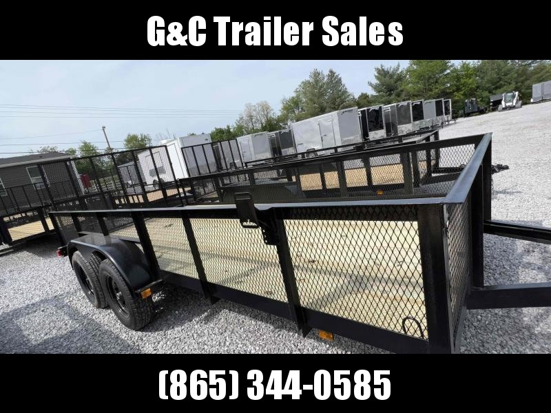 2022 Triple Crown Trailers 7x16 HD Utility TA 2' Mesh Utility Trailer 2022 Triple Crown Trailers 7x16 HD Utility TA 2' Mesh Utility Trailer