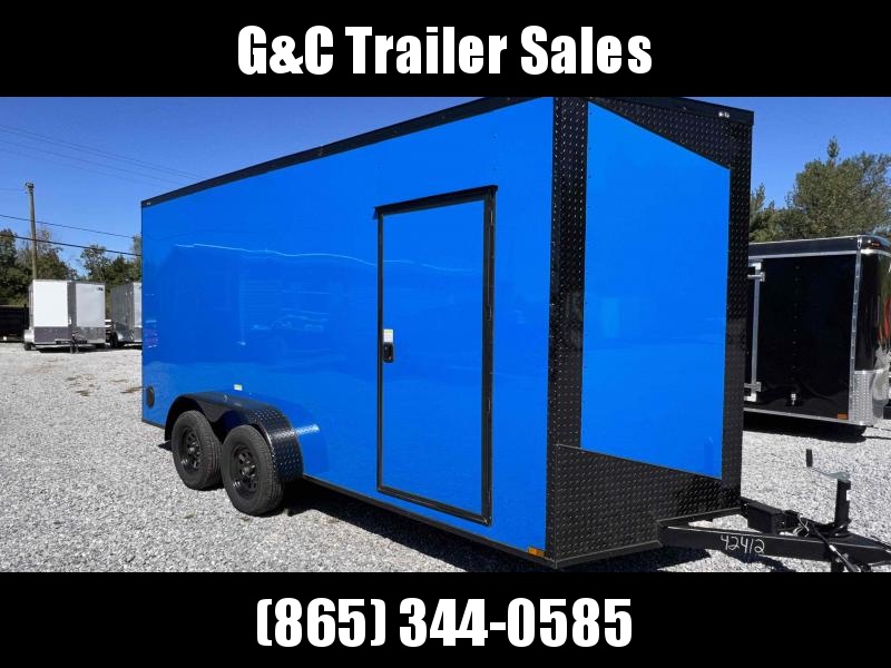 2023 Maximum Cargo Trailers 7X16 TA (7.3 HEIGHT) .80 POLYCORE BLACKOUT Cargo / Enclosed Trailer 2023 Maximum Cargo Trailers 7X16 TA (7.3 HEIGHT) .80 POLYCORE BLACKOUT Cargo / Enclosed Trailer