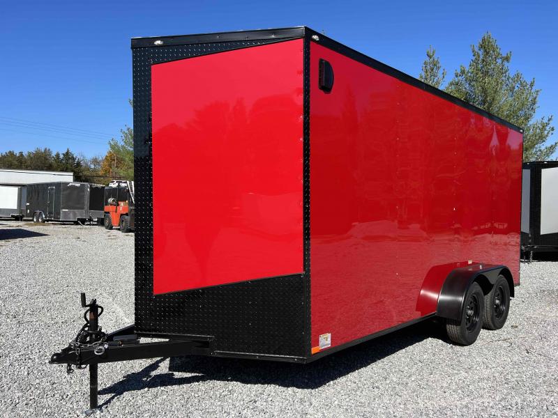 2023 Seed Cargo 7x16 TA (7"3" HT) Blackout Package Enclosed Cargo