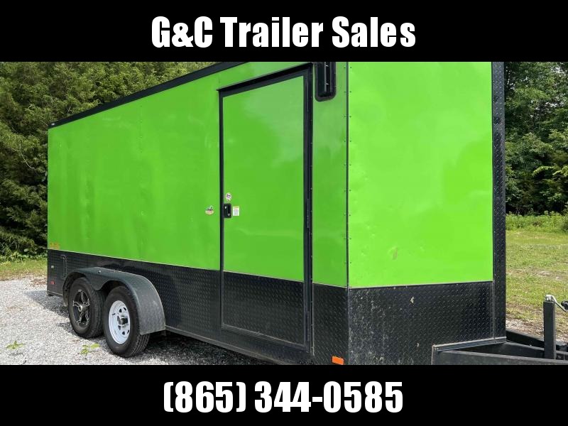 2022 Covered Wagon Trailers 7X16 TA BLACKOUT REPO Enclosed Cargo Trailer 2022 Covered Wagon Trailers 7X16 TA BLACKOUT REPO Enclosed Cargo Trailer