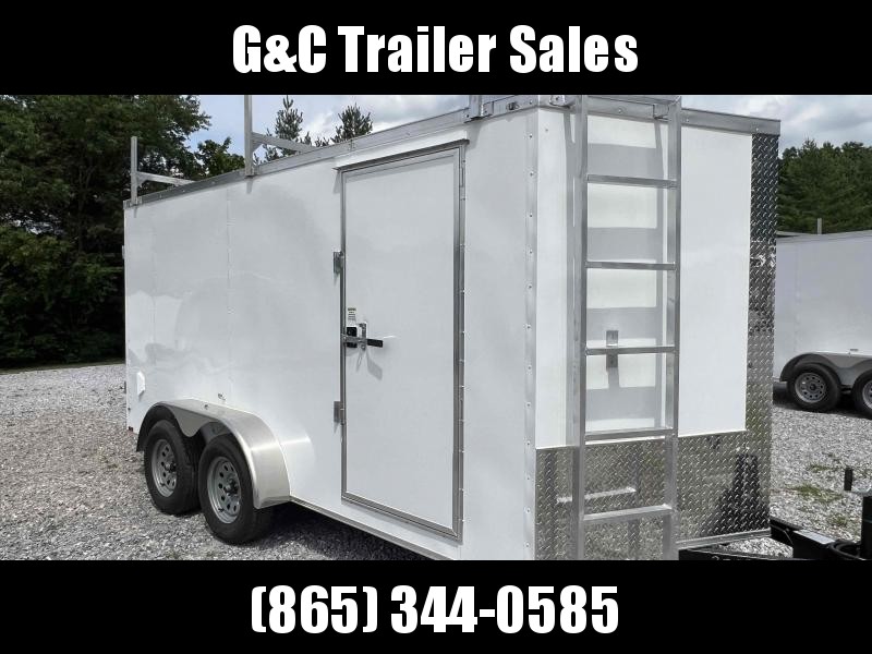 2022 Quality Cargo 7X14 TA (BARN DOORS/LADDER RACKS) Enclosed Cargo Trailer 2022 Quality Cargo 7X14 TA (BARN DOORS/LADDER RACKS) Enclosed Cargo Trailer