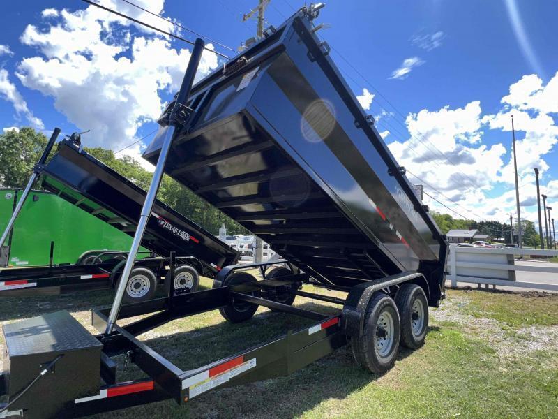2023 Texas Pride Trailers 7X16 (3FT WALLS) Dump Trailer G&C Trailer
