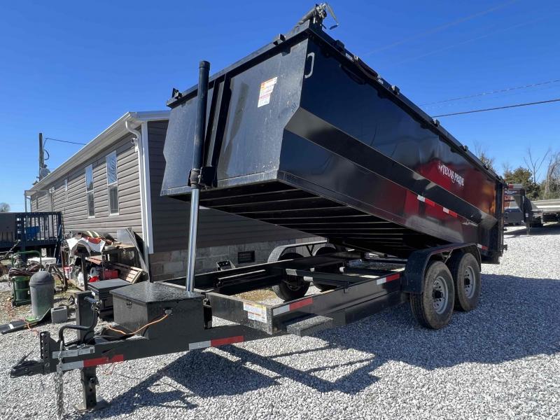2022 Texas Pride Trailers 7x14 (4FT Walls) 16K GVWR Dump Trailer G&C Trailer Sales Knoxville
