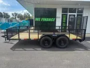 2026 TRIPLE CROWN TRAILER LLC 7X14 UTILITY TRAILER T/A 7K, 2' MESH