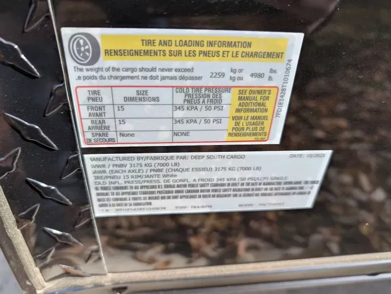 used Cargo (Enclosed) Trailers Deep South  for sale, in Indianapolis, IN Thumbnail 9