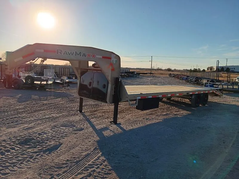 2026 RawMaxx 28' FDX Flatbed Trailer