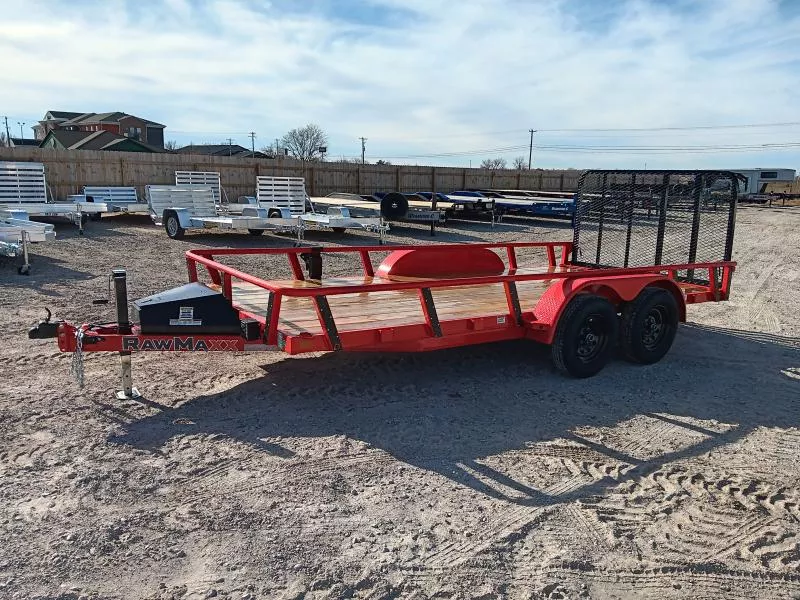 2026 RawMaxx 16' UTX Utility Trailer