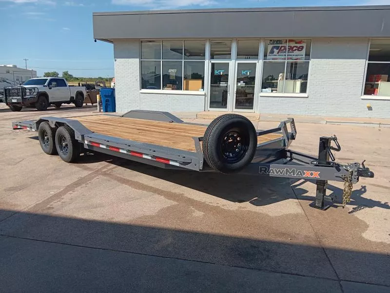 2026 RawMaxx 22' ECX Flatbed Car Hauler