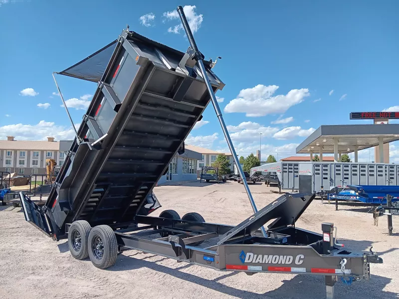 2025 Diamond C Trailers 16' LPT207 Dump Trailer
