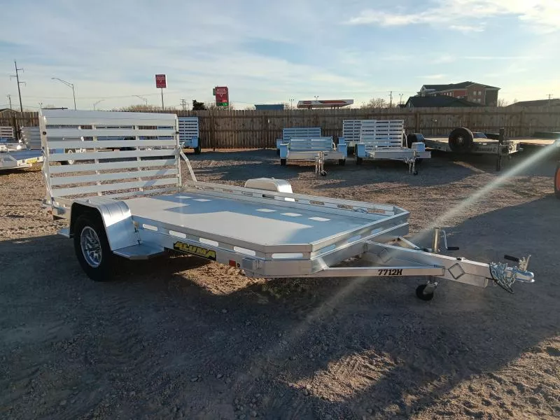 2026 Aluma 12' 7712H Utility Trailer