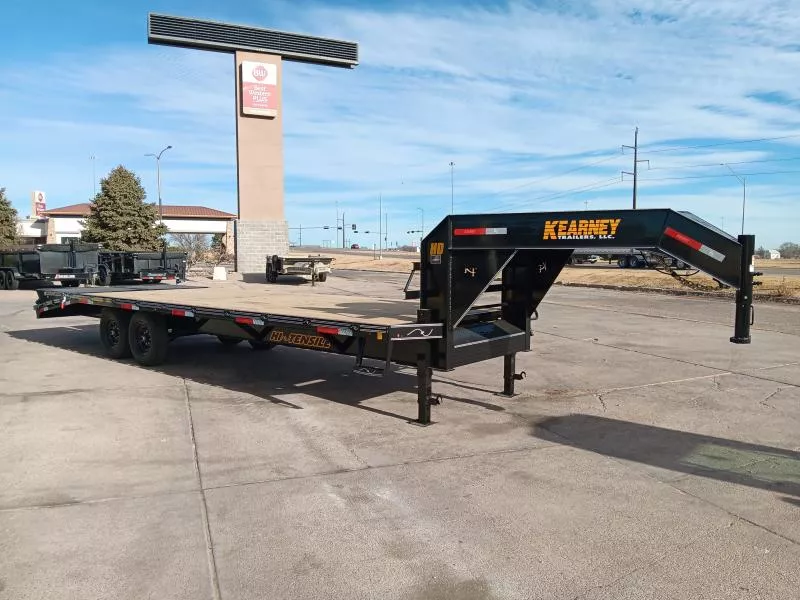 2026 Kearney Trailers Mfg. 25' Gooseneck Deckover Trailer
