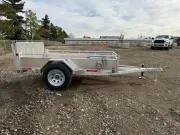2026 Triumph Trailers Aluminum Utility With Bi Fold Ramp Sa5x10-35 