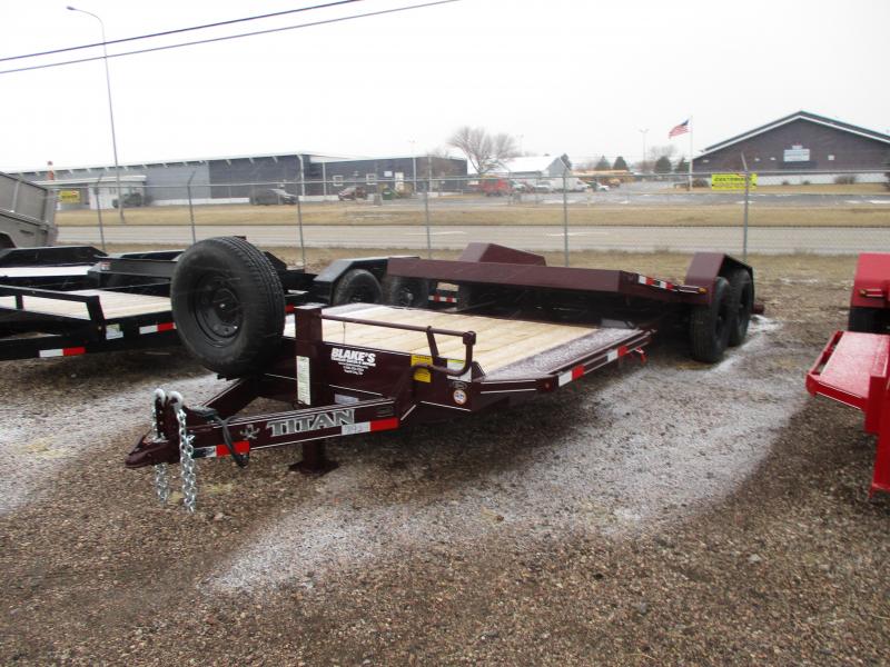 2022 Titan Trailers Tilt bed Flatbed Trailer 2022 Titan Trailers Tilt bed Flatbed Trailer