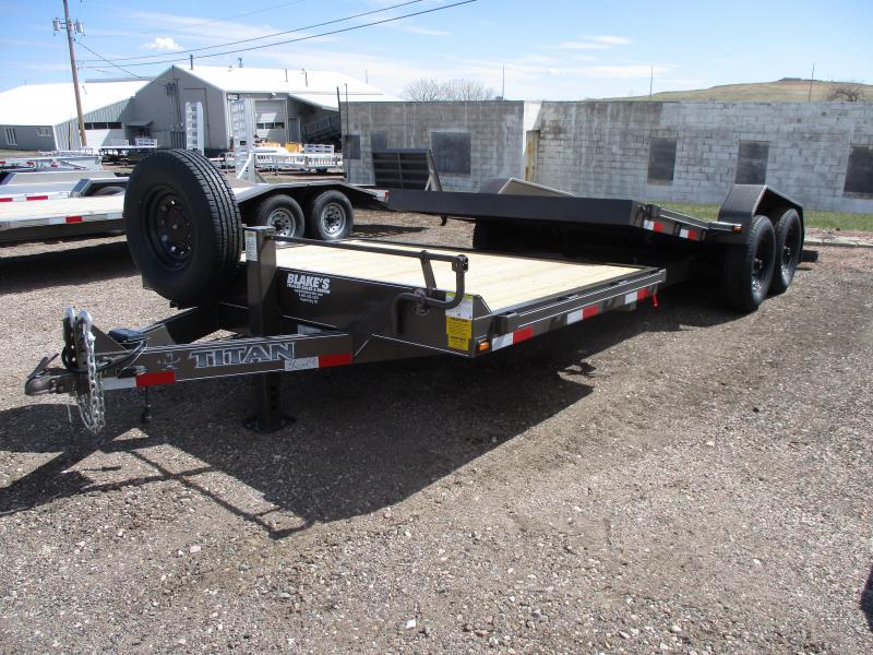 2020 Titan Trailers Tilt Flatbed Trailer 2020 Titan Trailers Tilt Flatbed Trailer