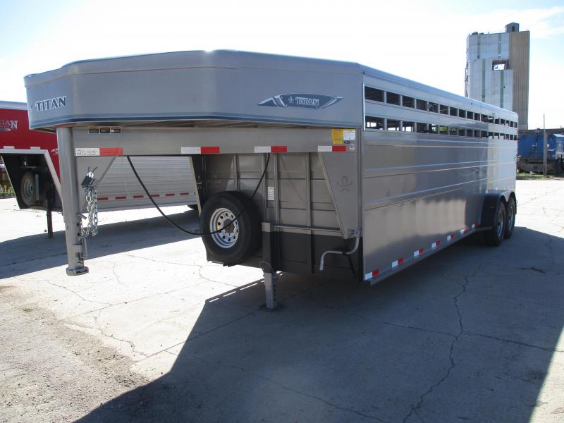 2021 Titan Trailers Classic Livestock Trailer 6'8 X 24 2021 Titan Trailers Classic Livestock Trailer 6'8 X 24