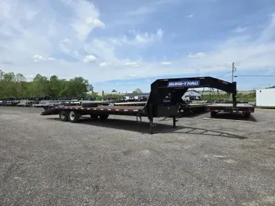 2019 Sure-Trac 102x25' 15000 GVW GN Deckover Trailer ST-HDO10225-150G