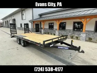 2026 Sure-Trac 102x18 Beavertail Deckover Trailer 9900# GVW ST-TDO10218-100