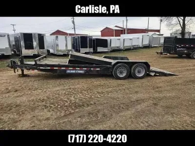 2021 Sure-Trac 7x22' 16000# GVW Gravity Tilt Equipment Trailer ST82184TBE-B-160