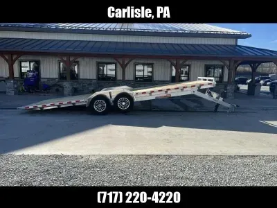 2026 H&H 102x24' Aluminum Power Tilt Trailer 14000# GVW  H-EXA24-140-BUGGY