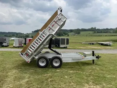 2027 Nordtek Trailers 7x12' 14000 GVW * 7GA FLOOR * SCISSOR HOIST * ALUMINUM TOOLBOX * DMP-HD-2SA14K