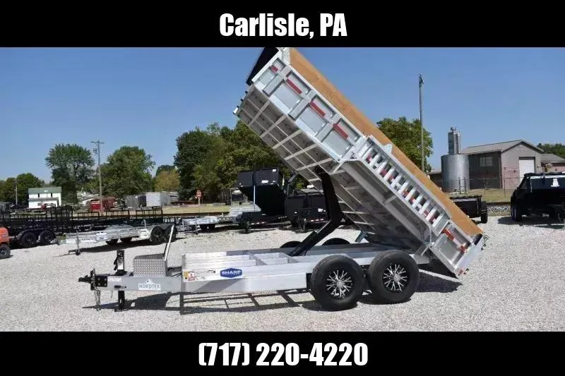 2026 Nordtek Trailers 7x14' * SCISSOR HOIST * 3' HIGH SIDES * 7GA FLOOR * HYDRAULIC JACK * DMP-HD-2S